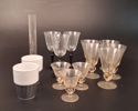 Diverse glas & 2 Rörstrand muggar.