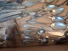 Diverse Bestick, mestadels nysilver.