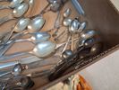 Diverse Bestick, mestadels nysilver.