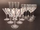 Diverse glas. Bl.a vinprovningsglas Luminarc m.m.