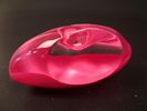 ÅSA JUNGNELIUS. Skulptur "Hotlips cerise" ur serie "Make up", Kosta Boda.