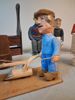 Diverse träföremål Bl.a träfigurer.