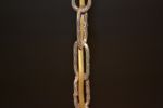 Taklampa. Glas & metall, 1900-talet.