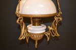 Takfotogenlampa. Metall & glas, 1900-talet.