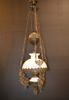 Takfotogenlampa. Majolika, elektrifierad, 1900-talet.