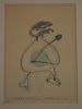MAX ERNST. Färglitografi, "Cornegidouille cornes au cul", signerad & numrerad 24/99.