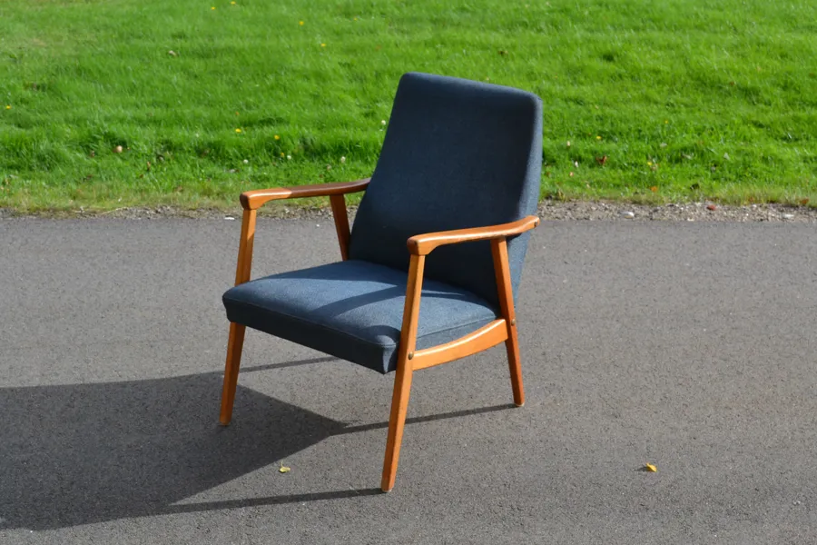 Fåtölj. 1950/60-talet, Ekstomme, möjligtvis Dansk design.