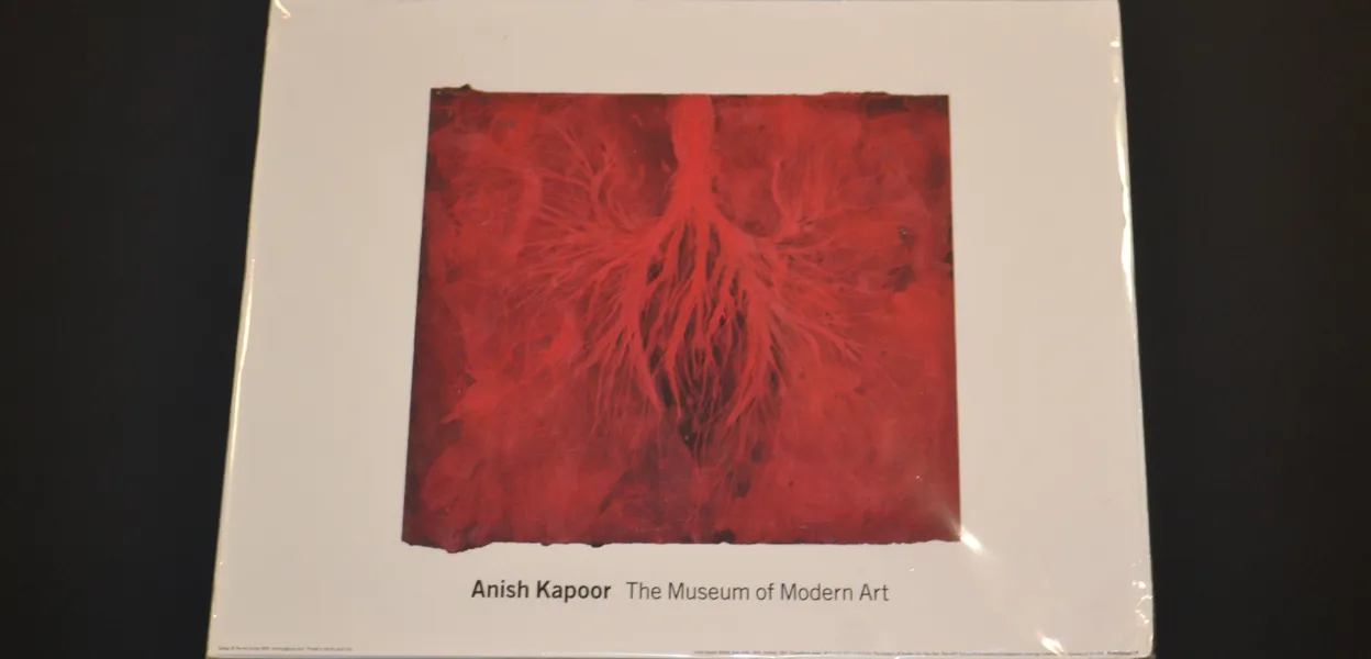 ANNISH KAPOOR. Utställningaffisch, offsettryck.