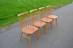 4 Pinnstolar. 1950/60-Talet.
