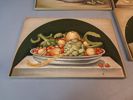 4 Träbrickor/tavlor "Decoratoa Mano". Rita Simonetto, Italien.