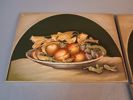 4 Träbrickor/tavlor "Decoratoa Mano". Rita Simonetto, Italien.