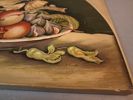 4 Träbrickor/tavlor "Decoratoa Mano". Rita Simonetto, Italien.