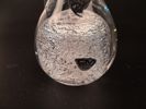 FM MARCOLIN, Päron, glas, Ronneby, etikettmärkt. Silver nyans.