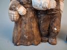 4 Figuriner & 3 tavlor. Gips, Made in Danmark.