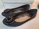 3 Par skor. Ballerina firence storlek 40, liten klack 6, läderpumps storlek 39,5 Penelope.