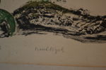 PAUL HOLSBY. Litografi, handtryck "En natt att minnas", signerad, daterad -71 & numrerad 24/50.