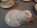 Kaffeservis Karlskrona. 14 Koppar & 17 fat.