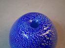 GERMANO PADOAN. Ljuslykta. Gränna Glasbruk, Silver Folie