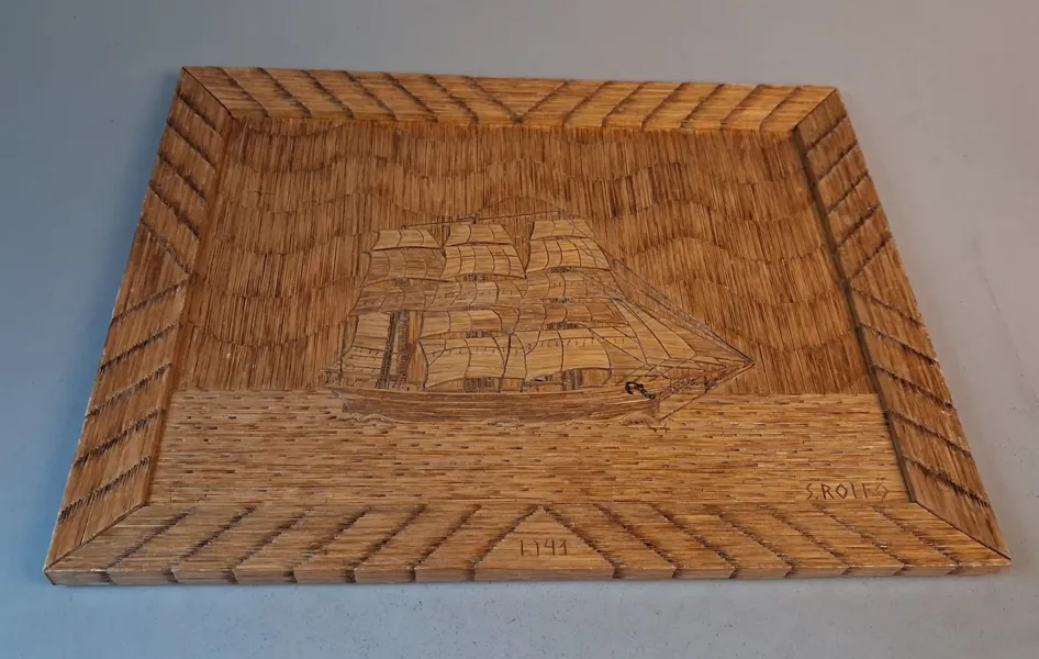 Tändstickstavla, Segelfartyg S.ROLFÖ 1941.