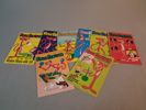 Diverse serietidningar. Bl.a Peo, Helgonet, Kapten Kloss, Rosa Pantern, familjen flinta, Agent X9, mfl.