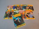Diverse serietidningar. Bl.a Peo, Helgonet, Kapten Kloss, Rosa Pantern, familjen flinta, Agent X9, mfl.