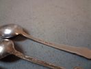 3 Skedar & hänge, silver, 33gram.