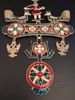 Ljusstake, Hängande, brons & emalj, 1900-talet, Troligtvis Grekland.
