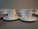 Diverse kaffe & moccakoppar, med fat. Bl.a Gustavsberg, Royal Tuscan, Bavaria.