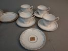 Diverse kaffe & moccakoppar, med fat. Bl.a Gustavsberg, Royal Tuscan, Bavaria.