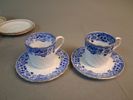 Diverse kaffe & moccakoppar, med fat. Bl.a Gustavsberg, Royal Tuscan, Bavaria.