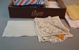 Diverse textil. Bl.a spets m.m.