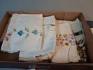 Diverse textil. Bl.a spets m.m.