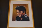 DAVID OXTOBY. Serigrafi, "Elvis Presley", signerad, daterad 1982 & numrerad 87/200.