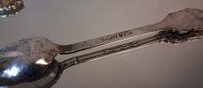 Kaffeskedar. Silver, 113gram.