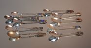 Kaffeskedar. Silver, 113gram.
