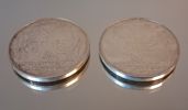 4 Silvermynt, Silverhalt 83,5%, 92,5% & 925, 87gram.