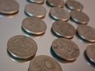 Diverse mynt. Silver, mestadels silverhalt 40%, 170gram.