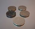 Diverse mynt. Silver, mestadels silverhalt 40%, 170gram.