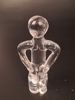 2 Glas figuriner, Reijmyre. Man & Kvinna.