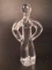 2 Glas figuriner, Reijmyre. Man & Kvinna.