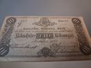 Privatbanksedel, Hallands Enskilda Bank, Tio Riksdaler, 1857.