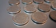 11 Stycken 2 Kronor. Silverhalt 40%, 154gram., 1954-1959.