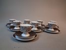 Kaffekoppar, fat & assietter. Eschenbach. Bavaria. Germany.