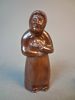 KARL PERSSON. 2 figuriner, saltglaserat, Höganäs.