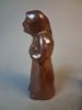 KARL PERSSON. 2 figuriner, saltglaserat, Höganäs.