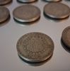 22 Stycken 1 Kronor. Silverhalt 40%, 153gram.