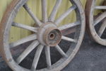 2 Vagnshjul. 1800/1900-talet.