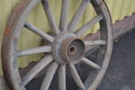 2 Vagnshjul. 1800/1900-talet.