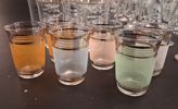 Diverse spritglas.