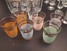 Diverse spritglas.